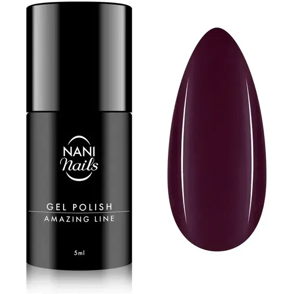 NaniNails NANI Amazing Line gelový lak na nehty odstín Glass of Wine 5 ml