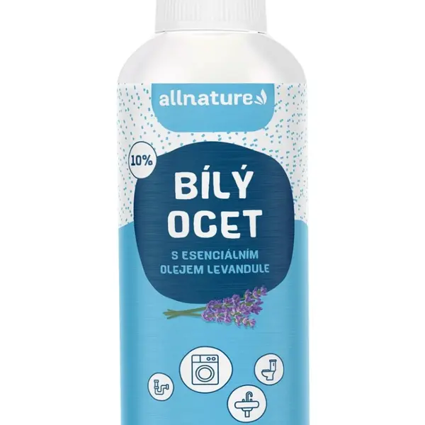 Allnature Bílý ocet 10% s vůní levandule 1000 ml