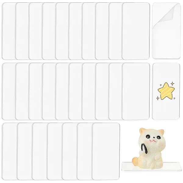 30Pcs Acrylic Pedestal