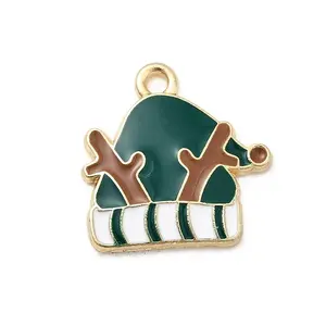 Christmas Alloy Enamel Pendants