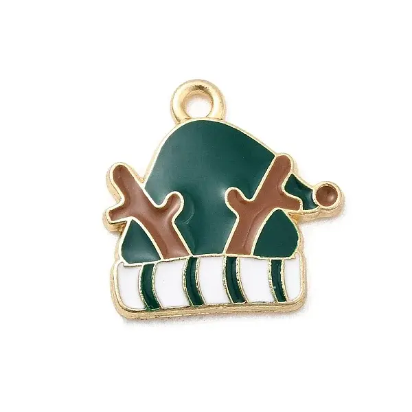Christmas Alloy Enamel Pendants