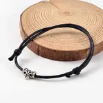 Adjustable Waxed Cotton Cord Bracelets