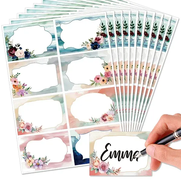 PVC Waterproof Blank Label Stickers