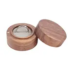 Round Wood Ring Storage Boxes