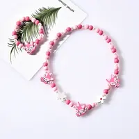 Plastic & Wood Beaded Necklaces & Beaded Bracelets Sets