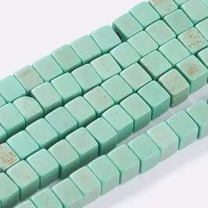 Synthetic Turquoise Beads Strands