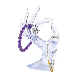 Plastic Ring Display Hand Model