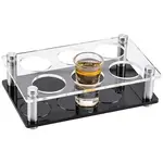 6-Hole Acrylic Wine Glass Organizer Holder