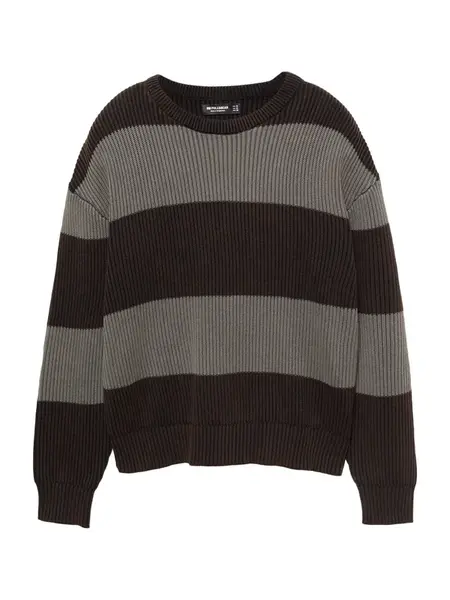 Pull&Bear Sveter  sivá / antracitová