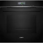 Vstavaná kombinovaná parná rúra Siemens 60 x 60 cm čierna HS736G3B1