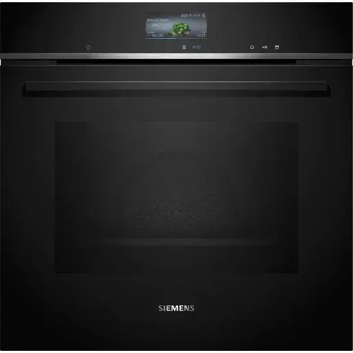Vstavaná kombinovaná parná rúra Siemens 60 x 60 cm čierna HS736G3B1