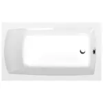 Polysan Lily obdĺžniková vaňa 130x70 cm akrylát ľavá aj pravá 77511