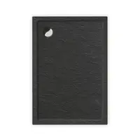 Roth Flat Stone Effect sprchová vanička obdĺžniková 120x90 cm akrylát antracit 8000328