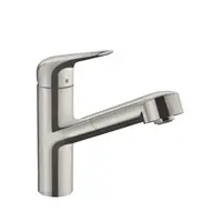 Hansgrohe Focus M42 drezová batéria s vyťahovacou sprškou nerez 71814800