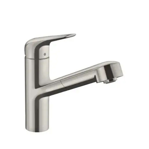 Hansgrohe Focus M42 drezová batéria s vyťahovacou sprškou nerez 71814800
