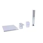 Vaňová batéria RAV Slezák LOIRA so sprchovacím setom chróm LR574.0P