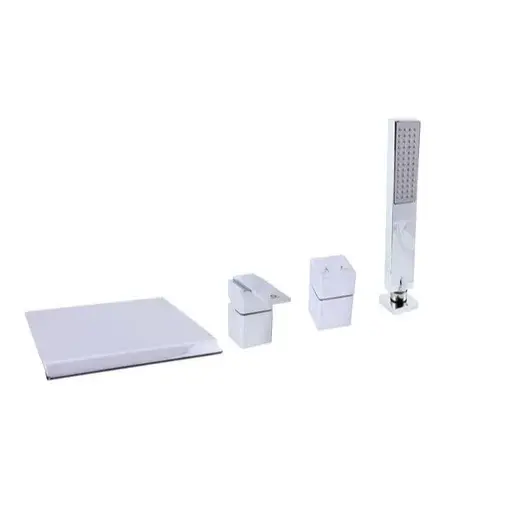 Vaňová batéria RAV Slezák LOIRA so sprchovacím setom chróm LR574.0P