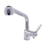 RAV SLEZÁK Labe drezová batéria s vyťahovacou spŕškou, 2 prúdy chróm L511.5