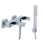 Vaňová batéria RAV Slezák LOIRA so sprchovacím setom 150 mm chróm LR554.5/1