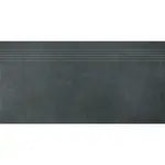 Schodovka Rako Extra čierna 40x80 cm mat DCP84725.1