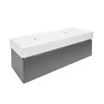 Kúpeľňová skrinka SAT Feel 120x30x46 cm mat SATFEEL120ANTU2