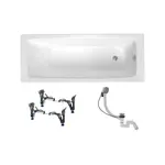 Obdĺžniková vaňa SAT Feel 160x70 cm smaltovaná oceľ ľavá aj pravá SATBVFEEL1607