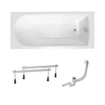 Obdĺžniková vaňa SAT Savero plus 180x75 cm akrylát ľavá aj pravá SATSAV1800AN