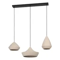 Závesné osvetlenie Eglo TORREMOLINOS čierna 390269