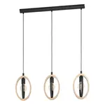 Závesné osvetlenie Eglo BASILDON čierna 43462