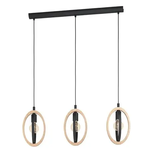 Závesné osvetlenie Eglo BASILDON čierna 43462