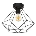 Stropné osvetlenie Eglo TARBES čierna 43004