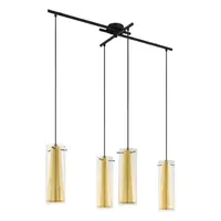 Závesné osvetlenie Eglo PINTO GOLD čierna 97653