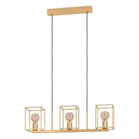 Závesné osvetlenie Eglo CUMIOLE zlatá 900399