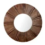 Zrkadlo SAT 90x90 cm hnedá SATZSAF90