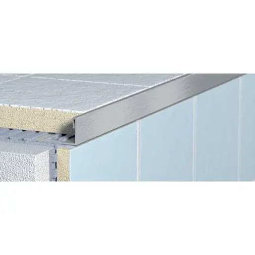 Lišta ukončovací "L" Havos, nerez, dĺžka 250 cm, výška hrany 9 mm, NRZK9250