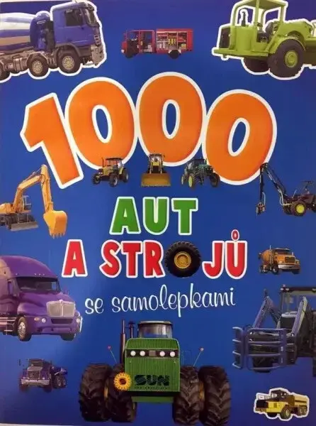 1000 aut a strojů se samolepkami (Defekt)
