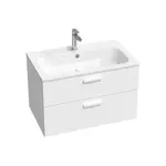 Ravak Chrome II kúpeľňová skrinka pod umývadlo 80x50x49 cm biely lesk X000001778