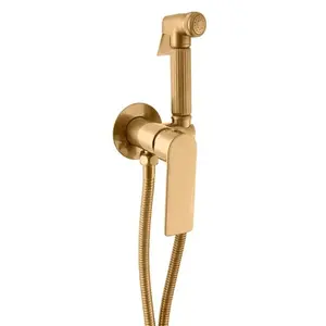 RAV SLEZÁK Nil bidetová batéria vrátane podomietkového telesa kartáčovaná zlatá nl143/1zk NL1431ZK