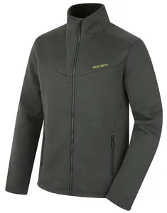 Husky Akra M XXXL, dark khaki Pánský svetr na zip