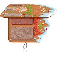 NYX Professional Makeup Gingerbaddie Land Buttermelt paletka rozjasňovačů a tvářenek odstín Deep 1 ks