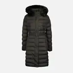 Black Women's Down Jacket Geox Catria - Women's