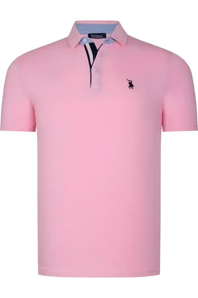 T9582 DEWBERRY MEN'S T-SHIRT-PINK