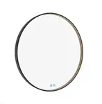 Nimco Zrcadla - Zrcadlo s LED osvětlením, průměr 60 cm, dotykový senzor, černá ZPC 31000RVX-90