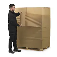 2 x Napínací stretch papír šířka 450mm, délka 150m, ze 100% recyklovaný, neprůhledný  | RAJA