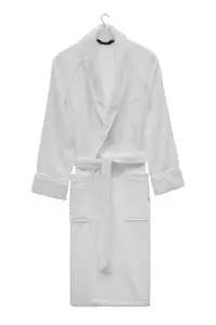 Modalový unisex župan DELUXE XL Bílá