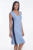 Dámská noční bambusová košilka BRIA S Světle modrá