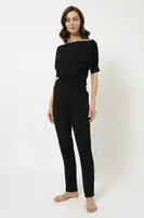 Dámské bambusové pyžamo MIA L Černá