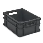 Euro přepravka ekonomická, 400x300x170 mm, 100% recyklovaná,  šedá