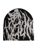 Bershka Čiapky  sivá melírovaná / čierna