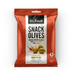 Olymp Zelené olivy bez pecky s chilli papričkou a bylinkami 70 g